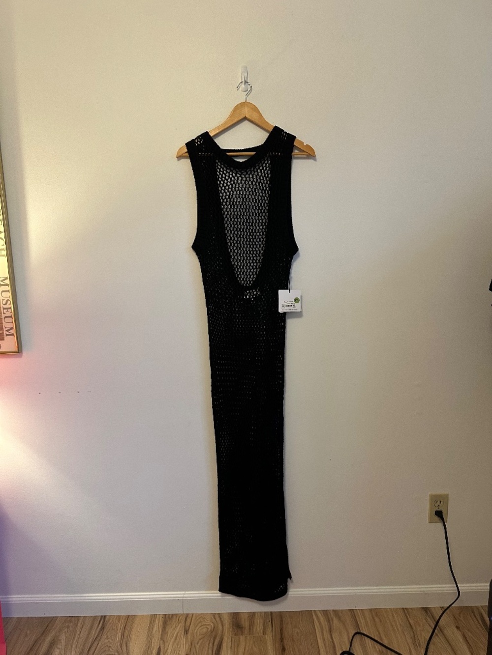 NWT Beach Riot Holly Net Cover Up Midi Dress | Size Large - Picture 4 of 10